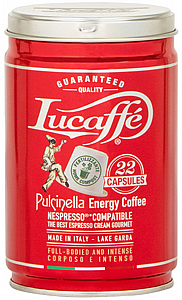 22 קפסולות תואמות נספרסו מתכלות LUCAFFE PULCINELLA 22 קפסולות תואמות נספרסו מתכלות LUCAFFE PULCINELLA