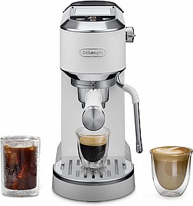 מכונת אספרסו Delonghi Dedica Duo EC890W לבן מכונת אספרסו Delonghi Dedica Duo EC890W לבן