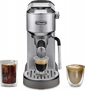 מכונת אספרסו Delonghi Dedica Duo EC890M נירוסטה מכונת אספרסו Delonghi Dedica Duo EC890M נירוסטה