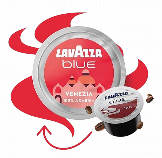 100 ������� ��� Lavazza BLUE Venezia 100% Arabica